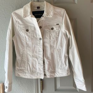 Eddie Bauer White Denim Jacket